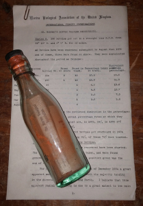 Messaggio nella bottiglia più vecchio mai ritrovato