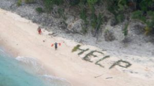 Rescue in pacific Island