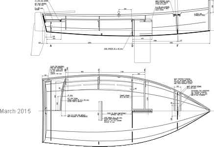 Dinghy 4.0 m free boat plan download 1