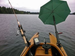Ombrello per kayak e pesca in kayak