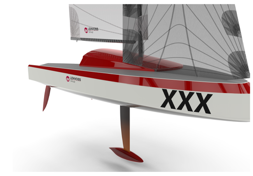 3d printed carbon sailboat